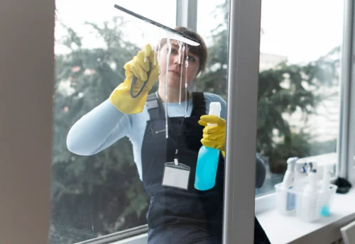 Nettoyage de vitres intérieures et extérieures à Servins